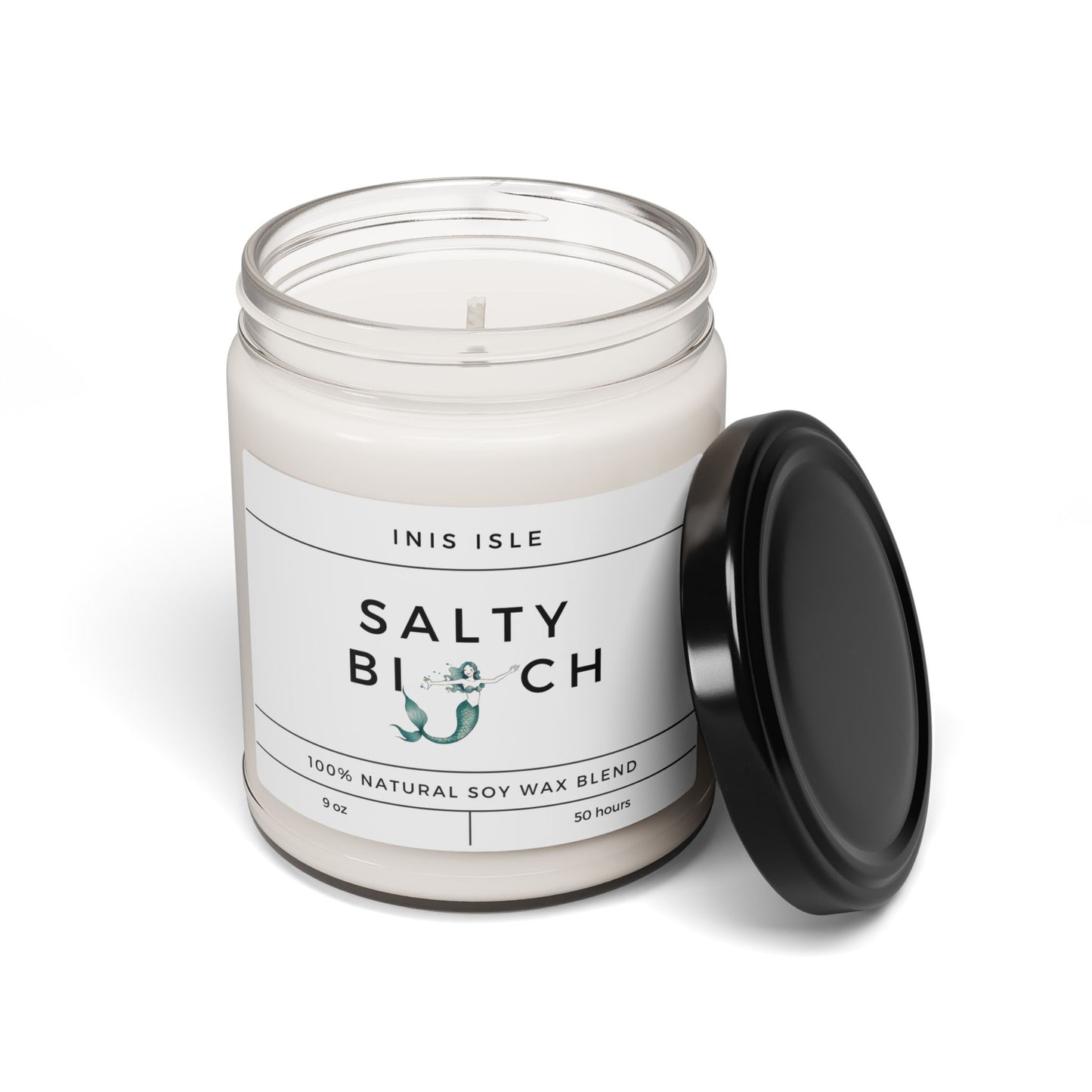 Salty Saying Beach Candle