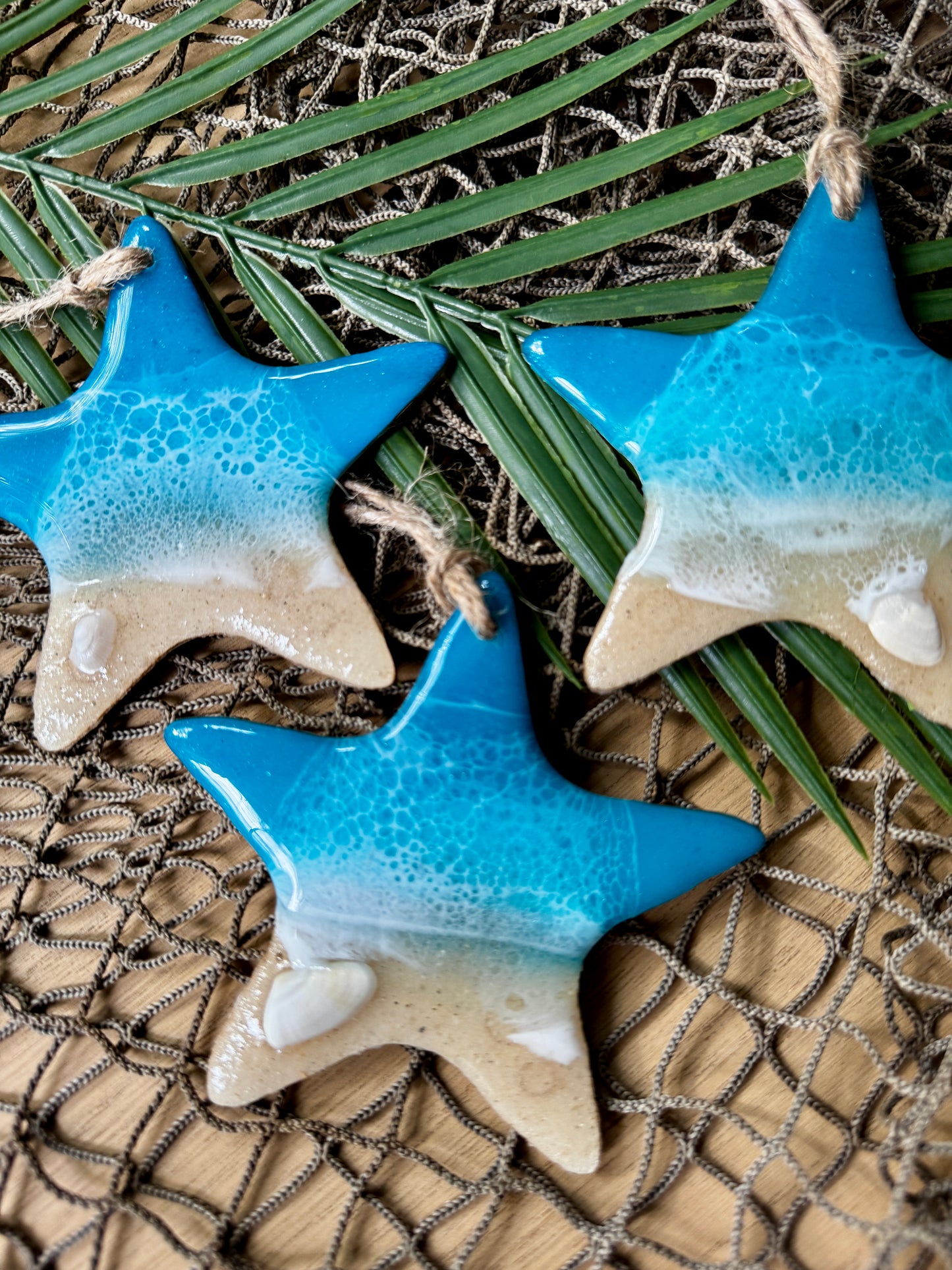 Star Beach Wave Ornament