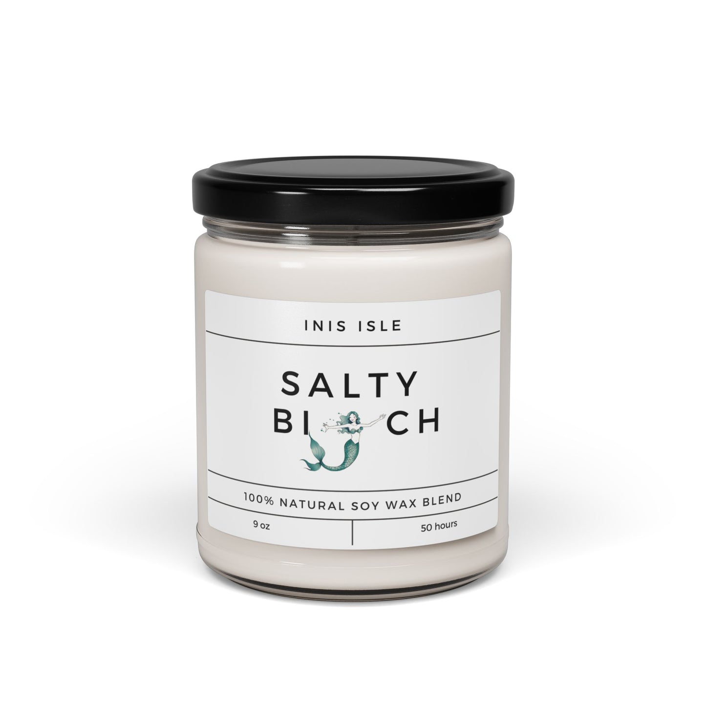 Salty Saying Beach Candle