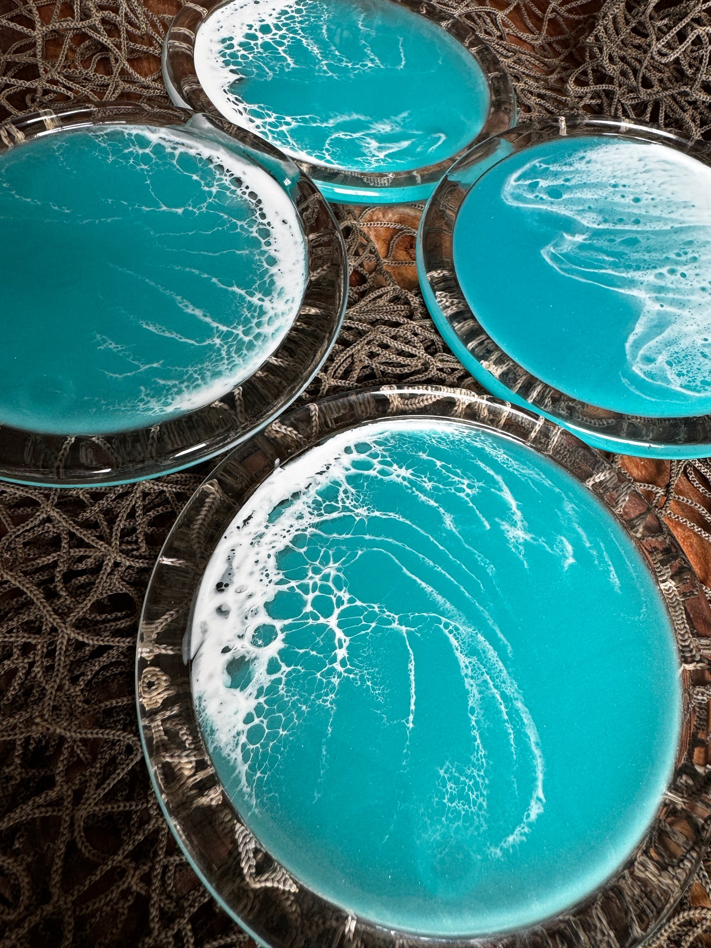 Oops! Ocean Wave Glass Plates