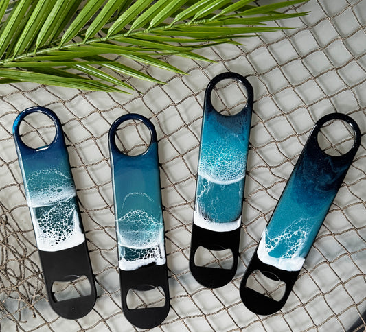 Beach Bottle Openers, Ocean Wave Bottle Openers, Bottle Openers, Coastal Bottle Opener
