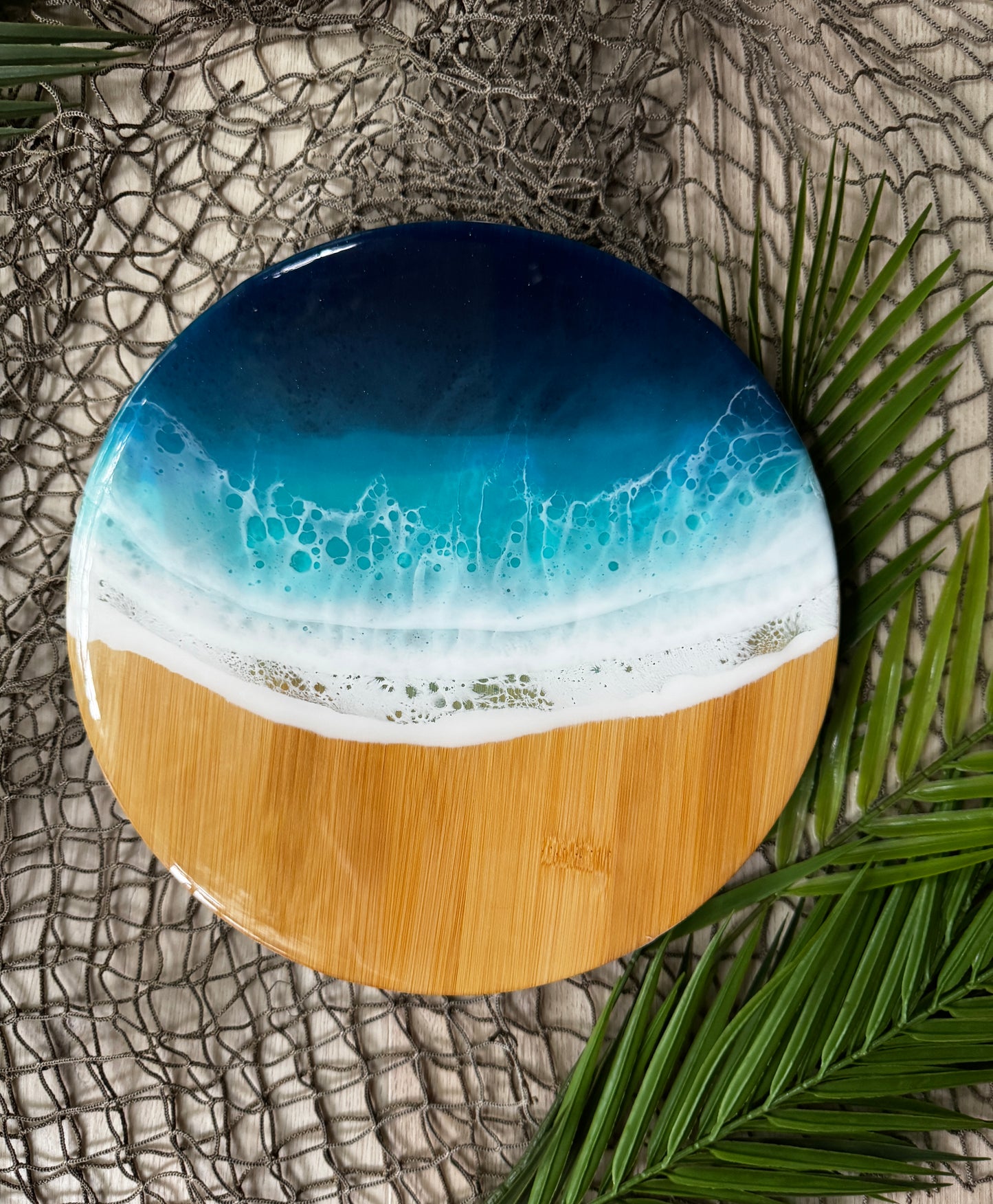 Ocean Waves Lazy Susan