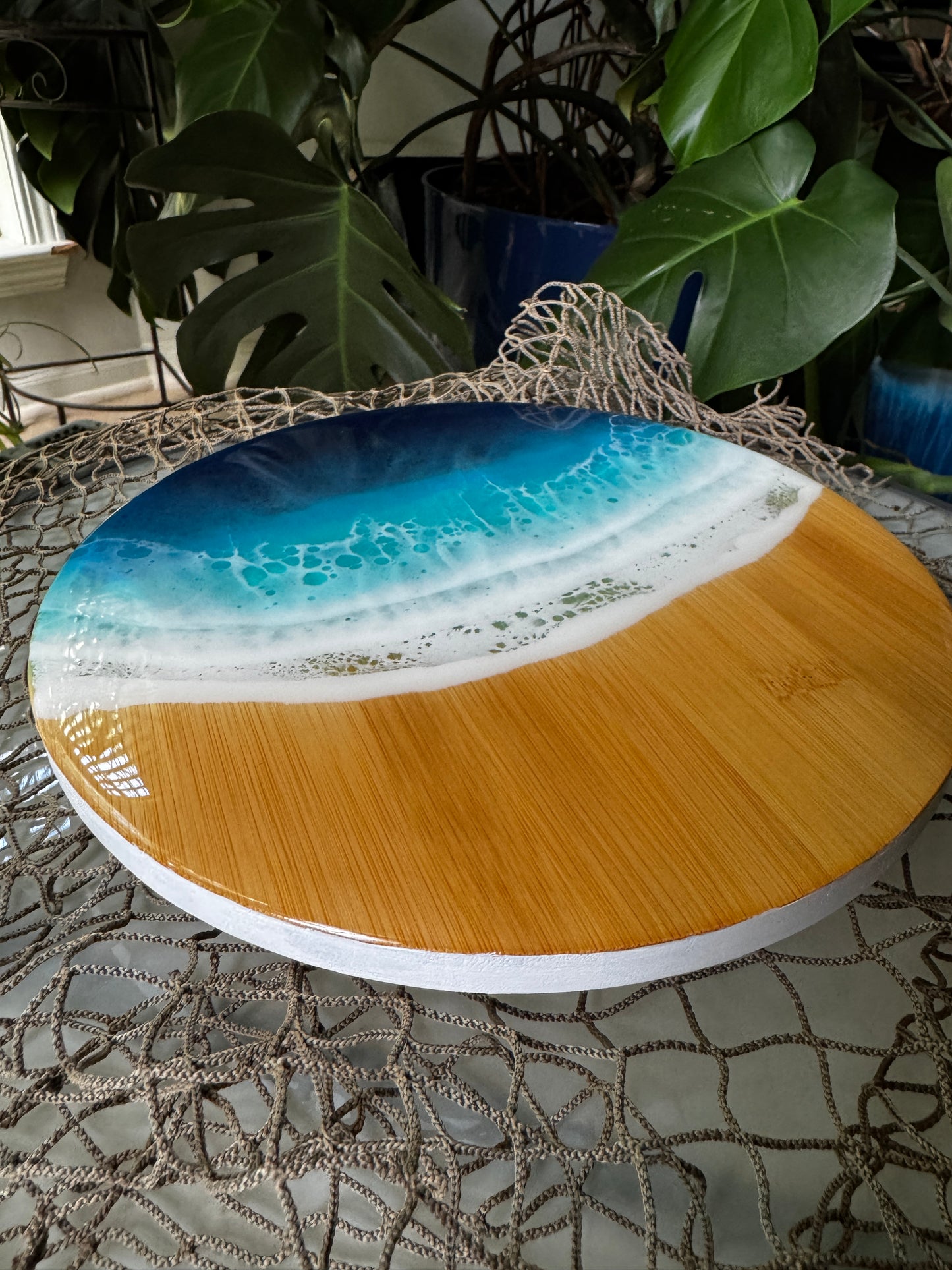 Ocean Waves Lazy Susan