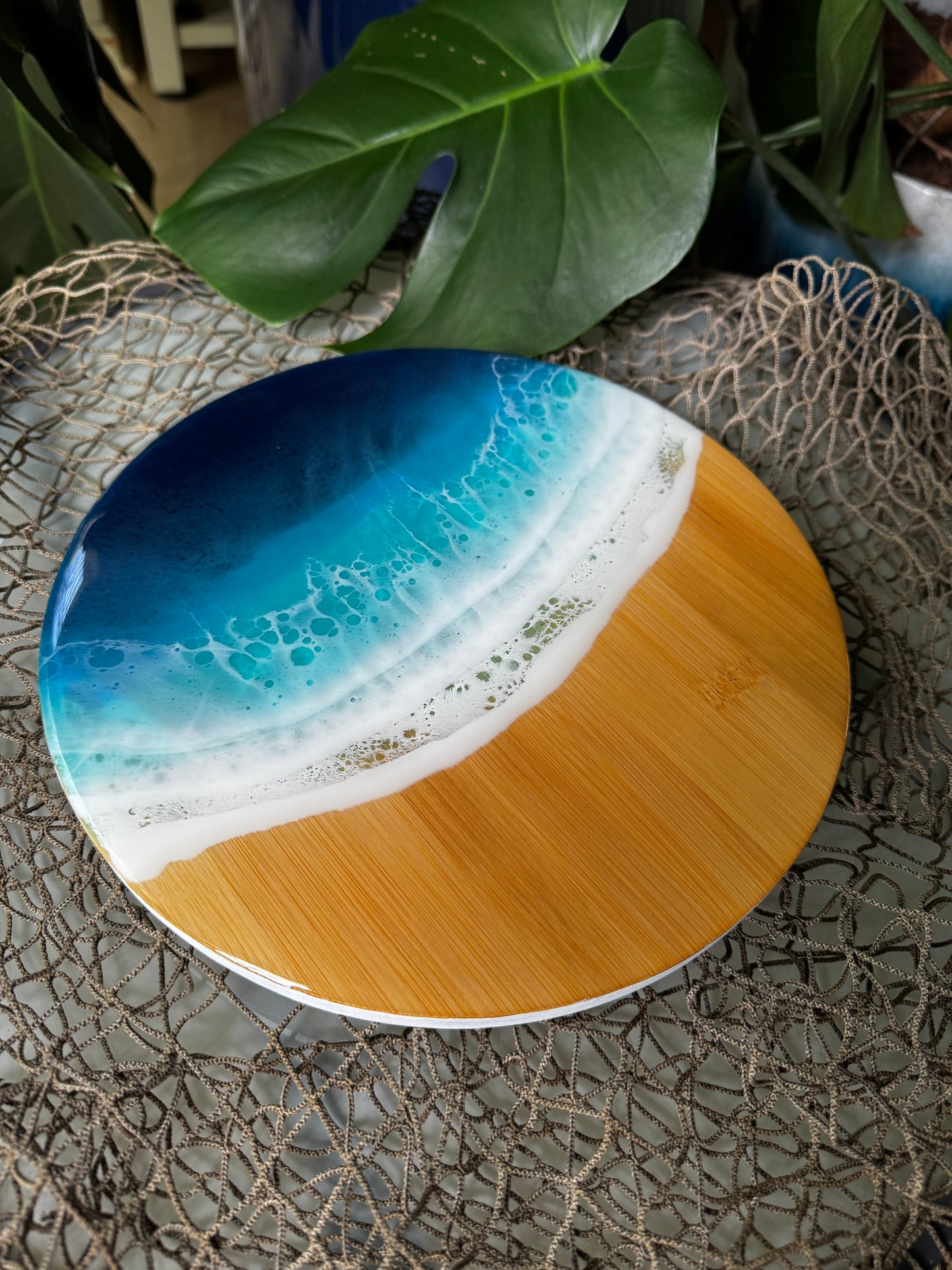 Ocean Waves Lazy Susan