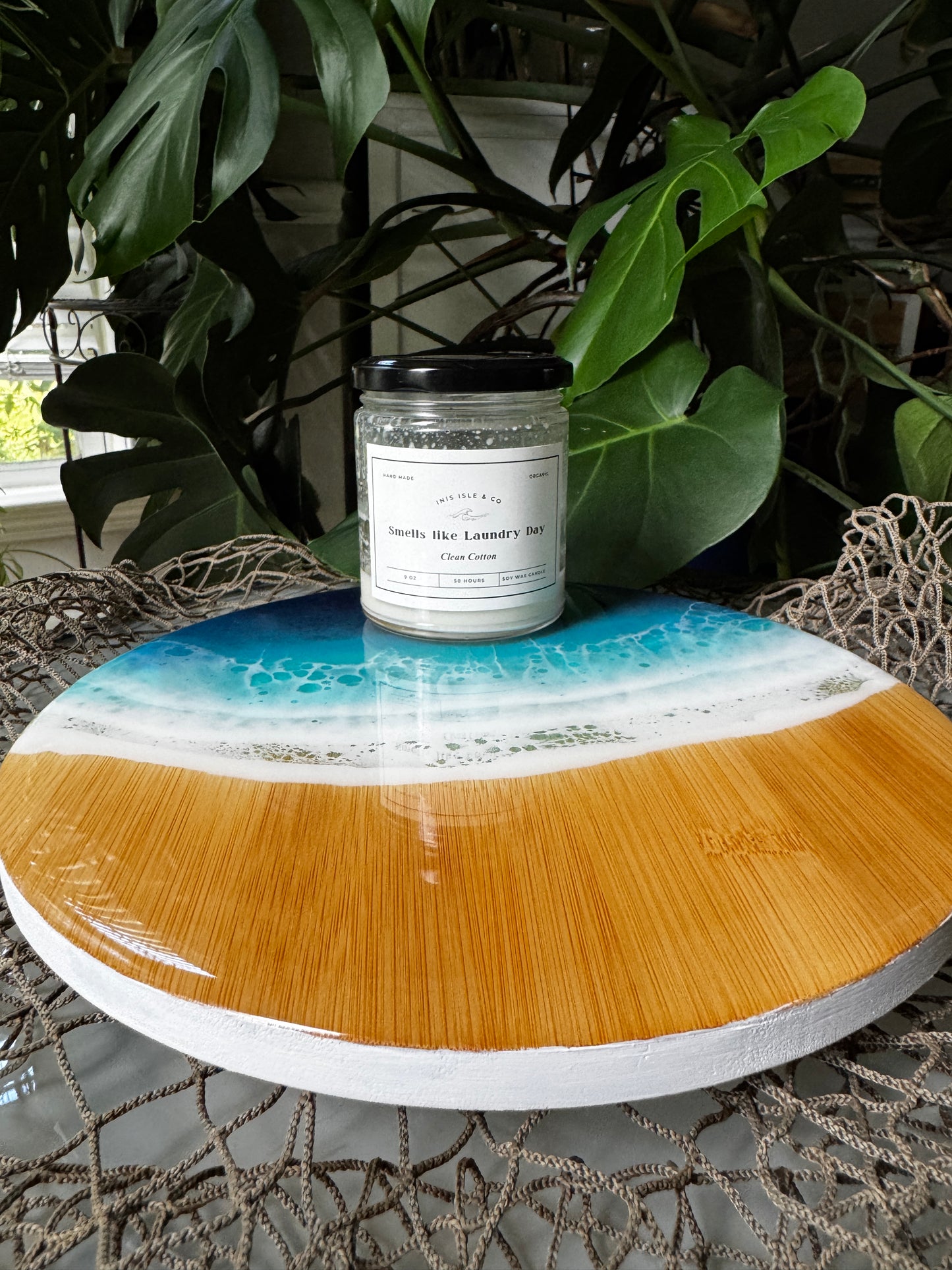Ocean Waves Lazy Susan