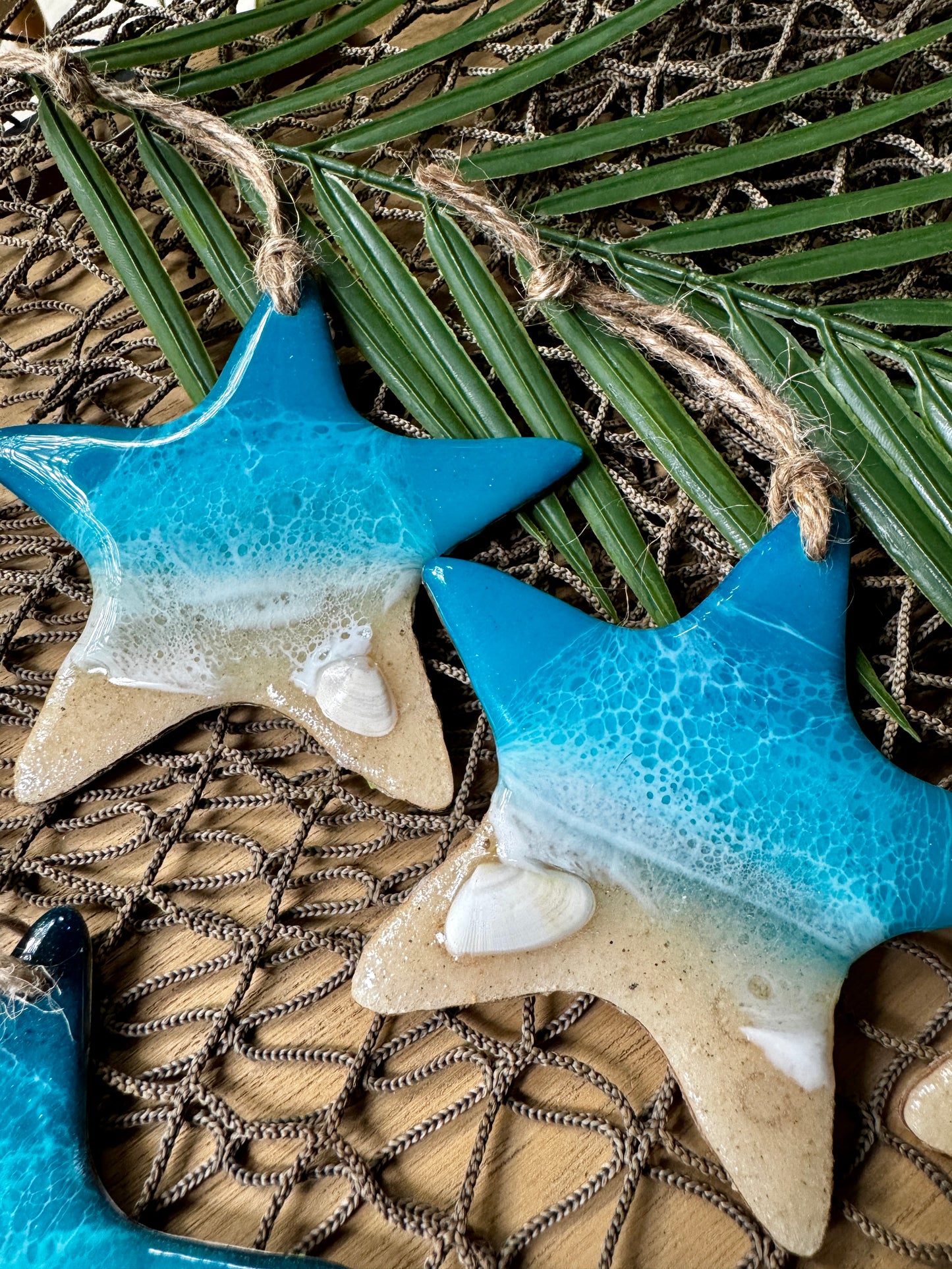 Star Beach Wave Ornament