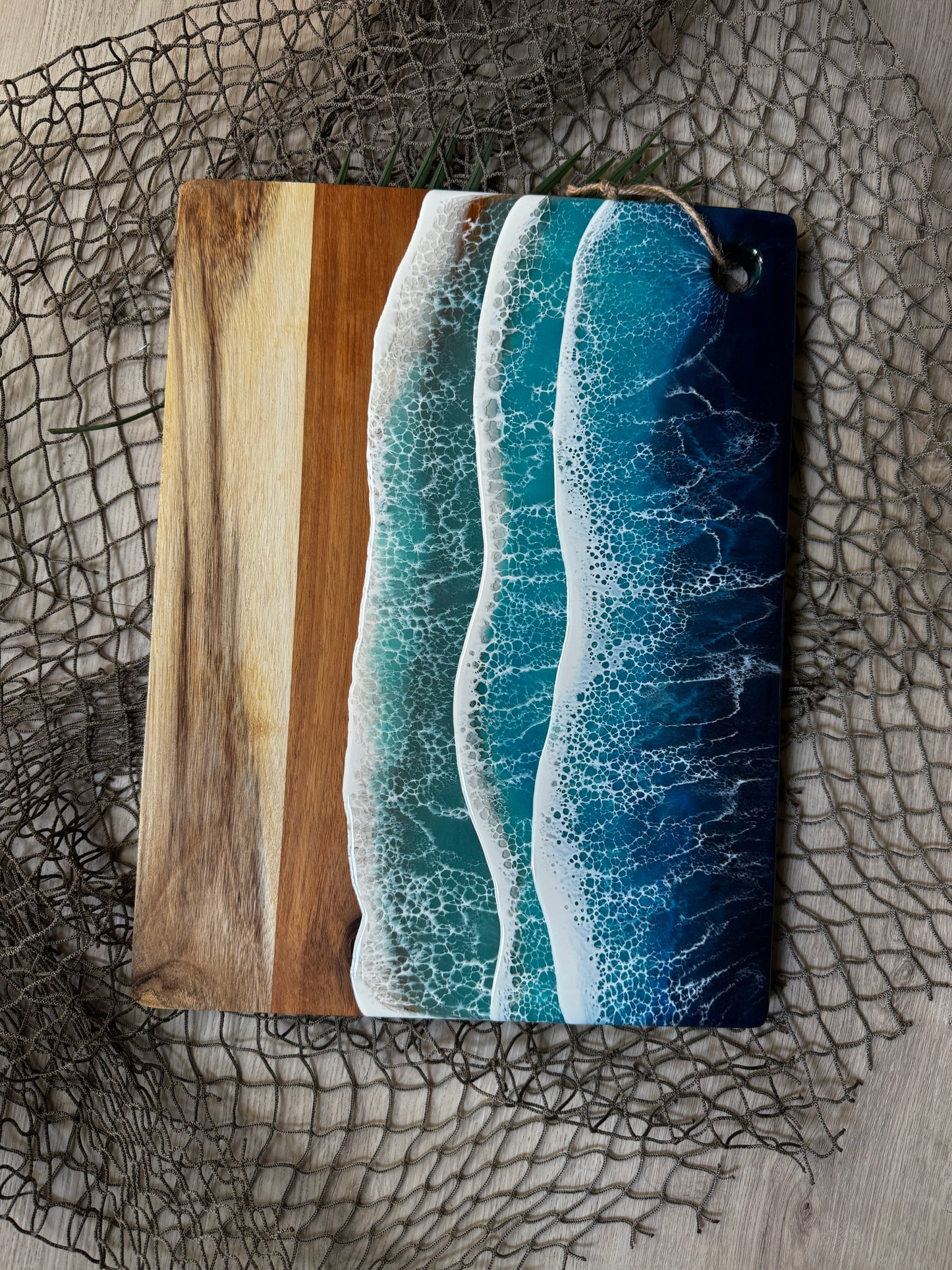 Ocean Wave Serving Board