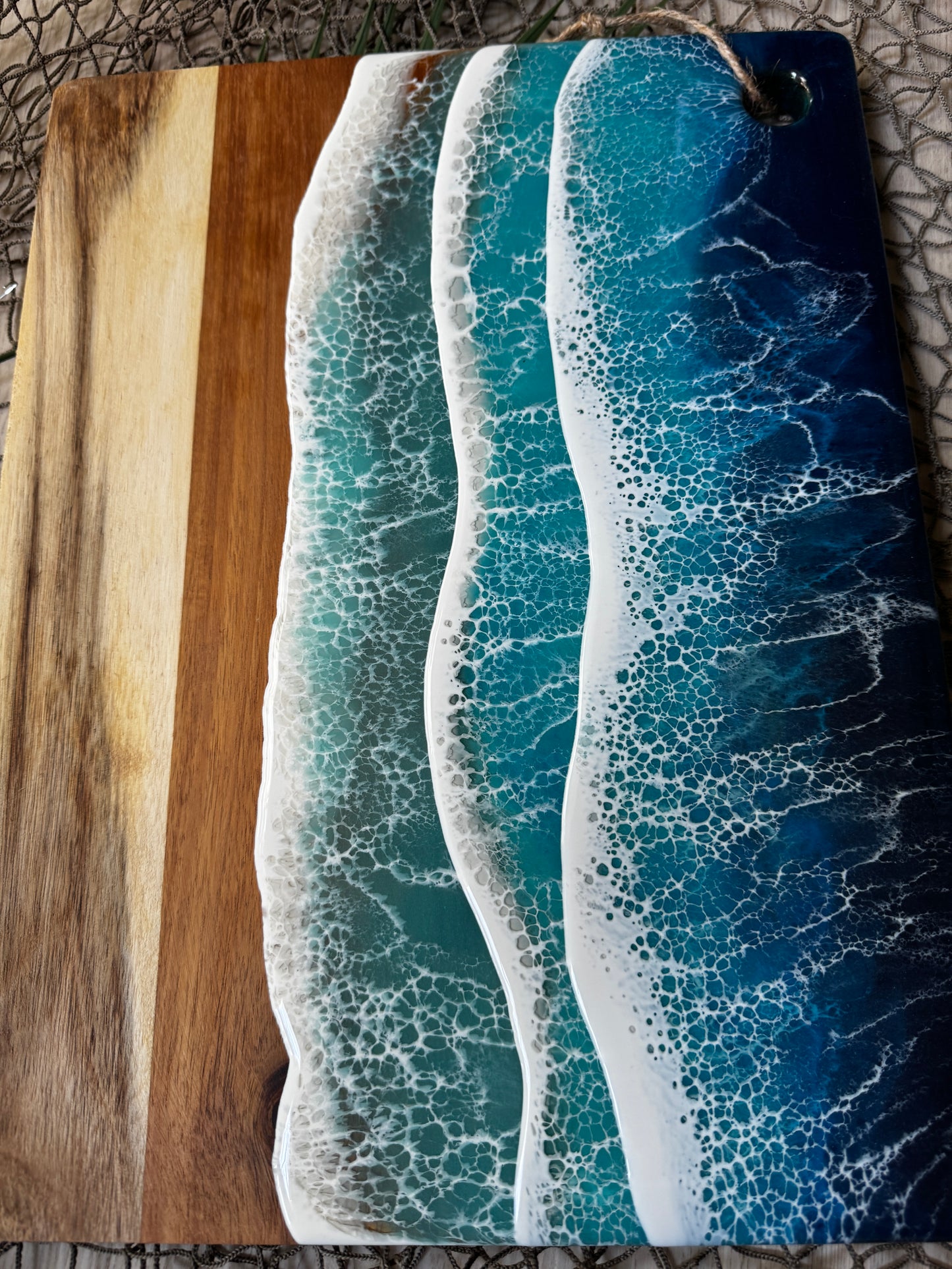 Ocean Wave Serving Board