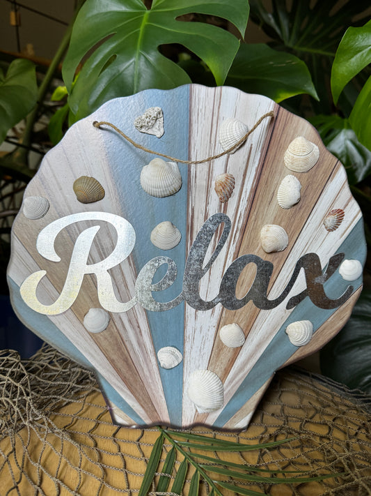 Shell Relax Hanging Sign