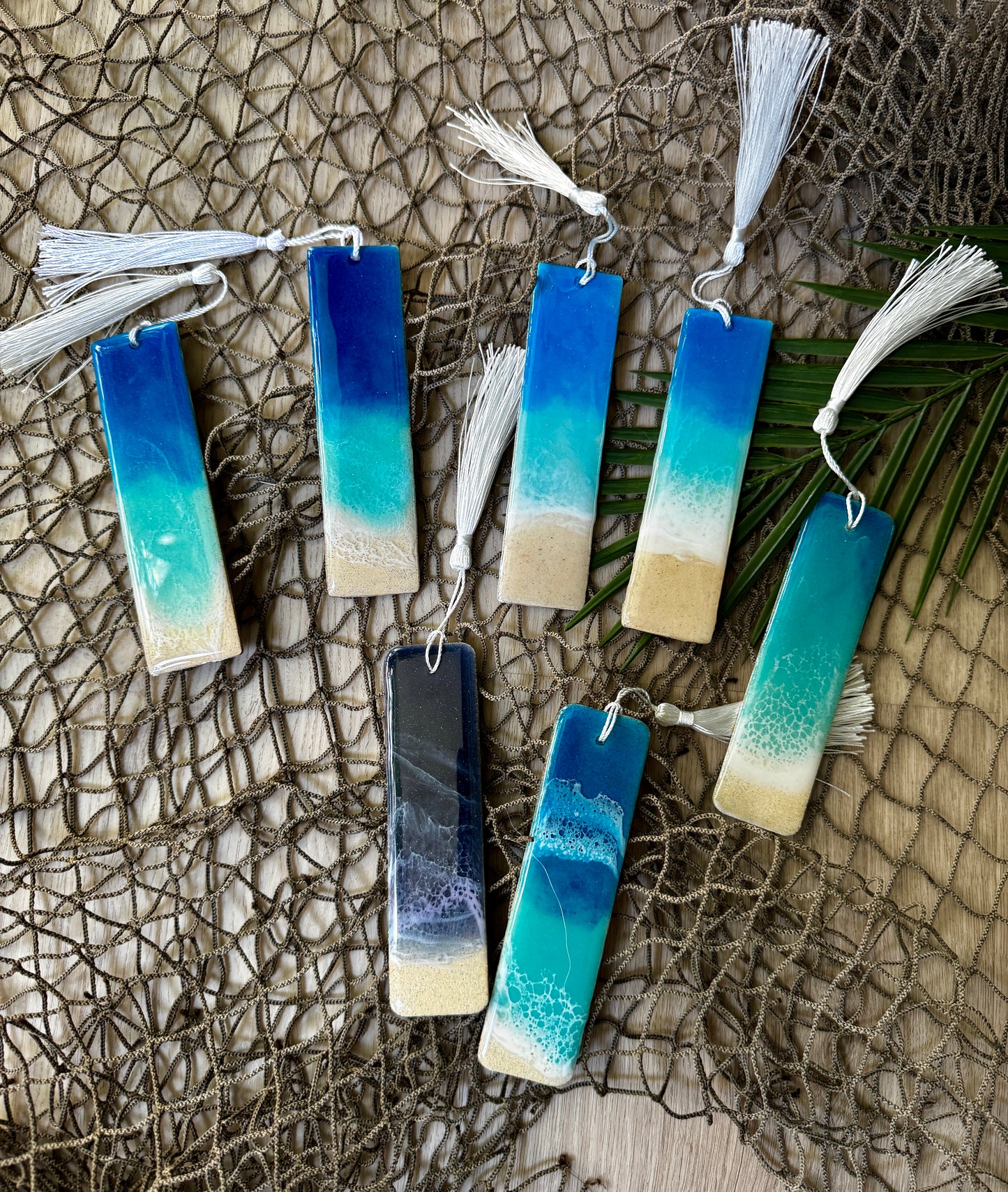 Resin Waves Bookmark
