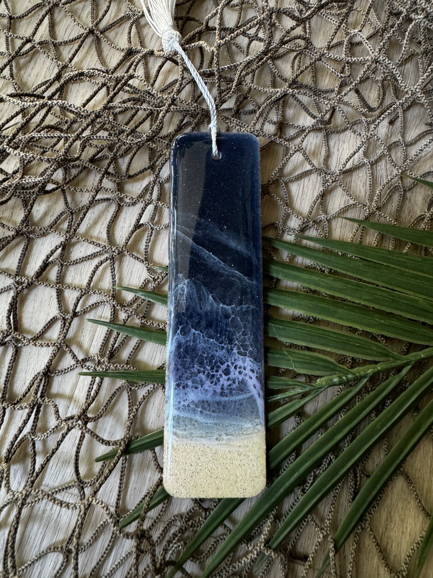 Resin Waves Bookmark