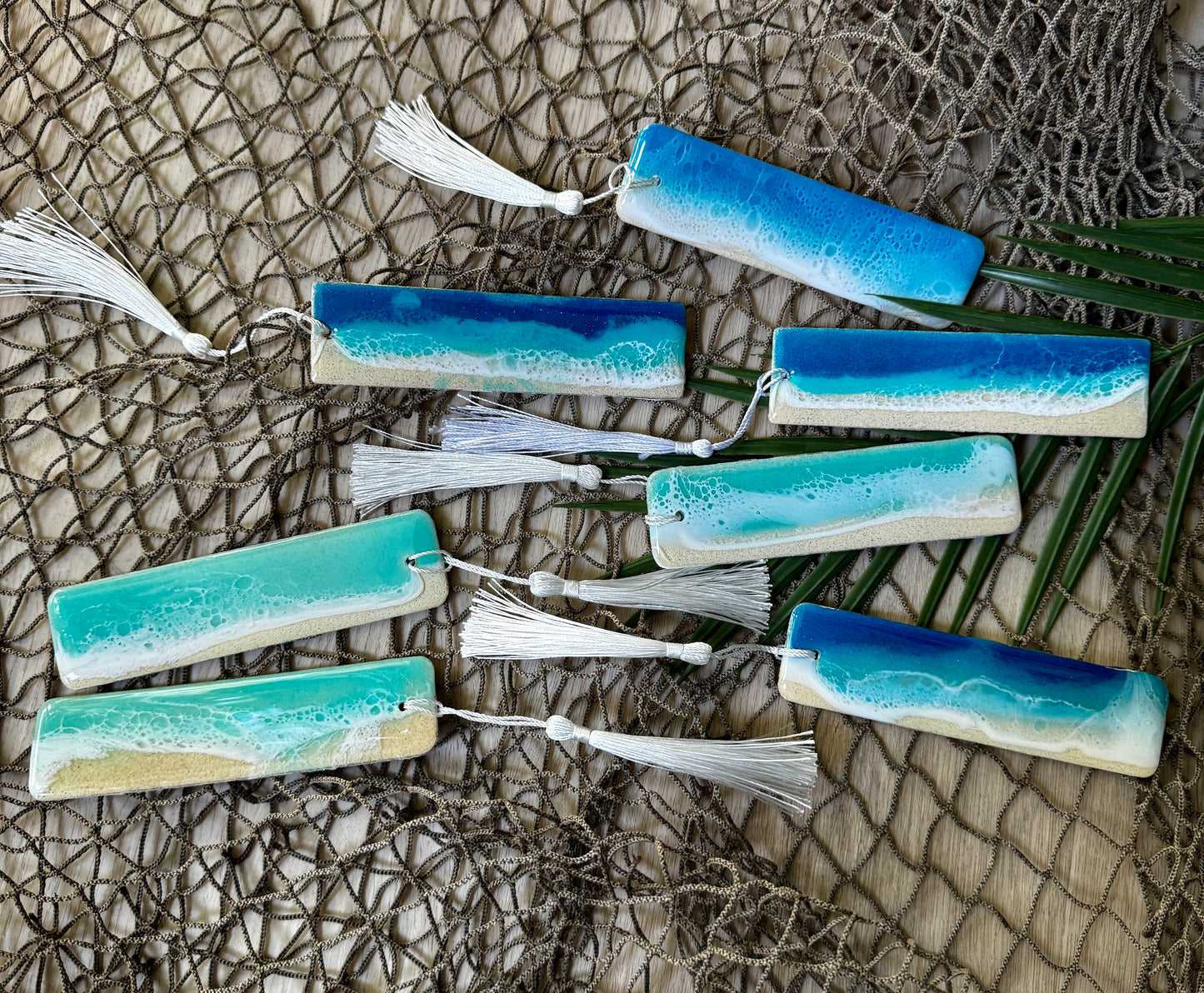 Resin Waves Bookmark