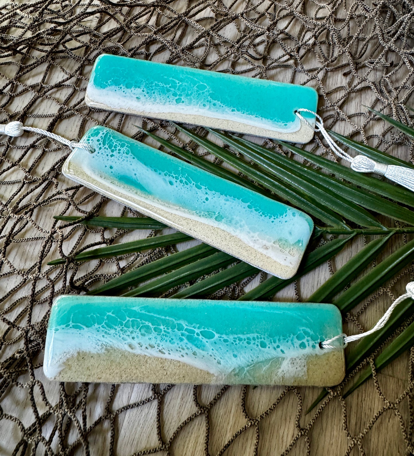 Resin Waves Bookmark