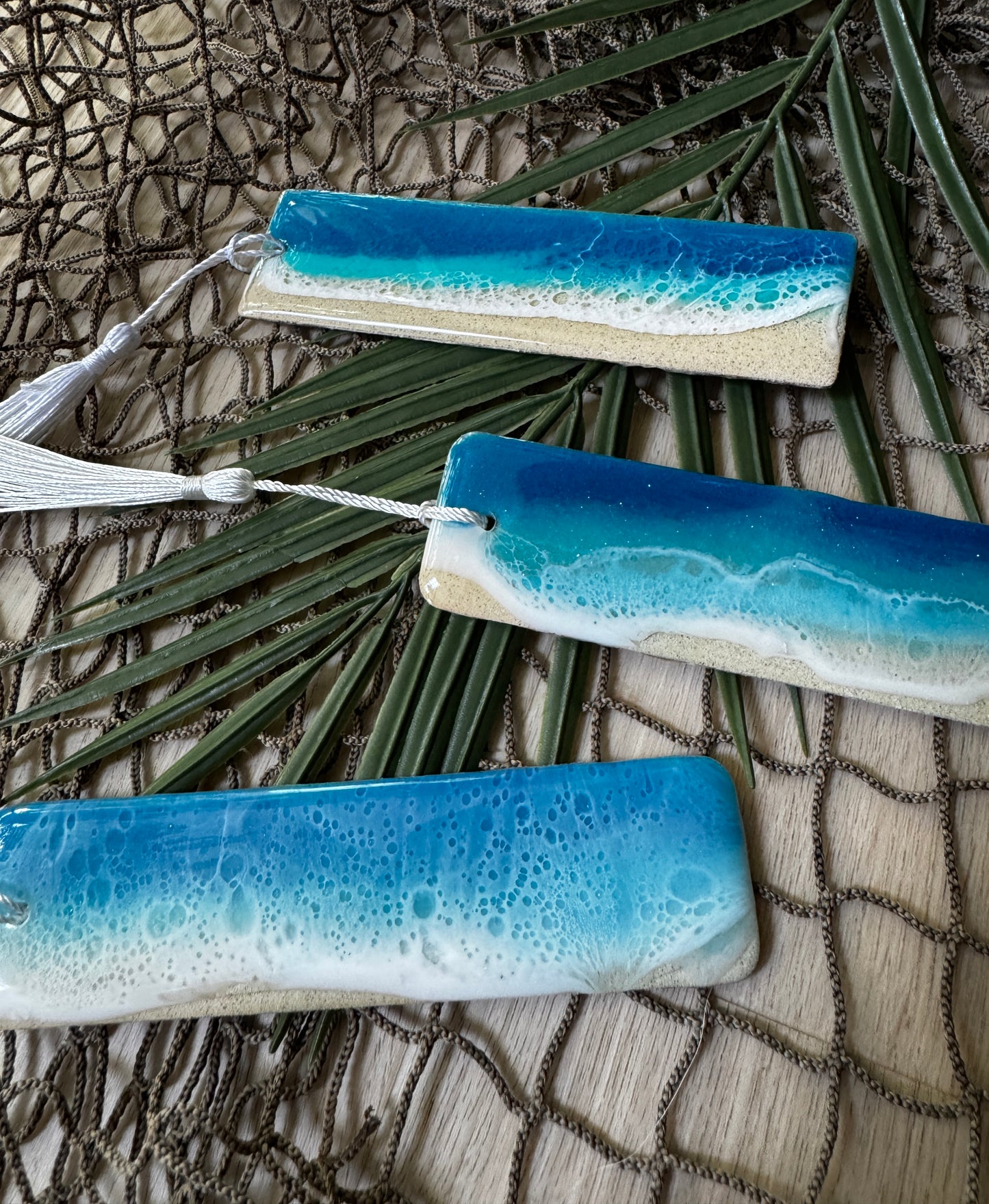 Resin Waves Bookmark