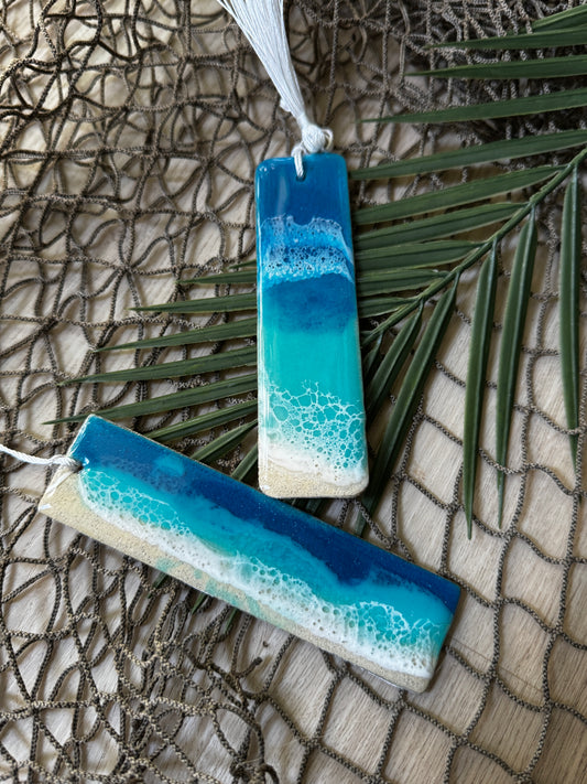 Oops! Resin Waves Bookmark