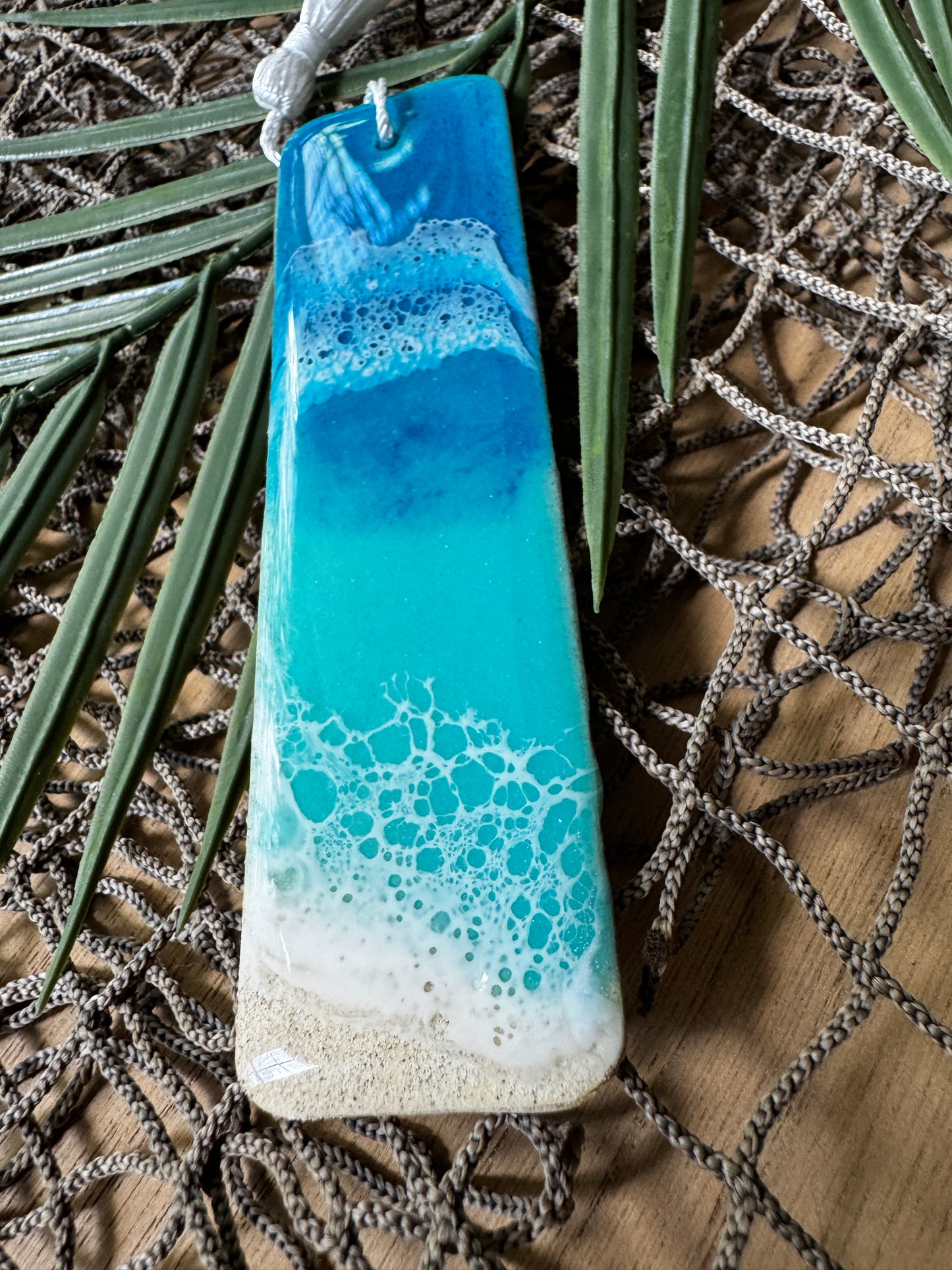 Oops! Resin Waves Bookmark