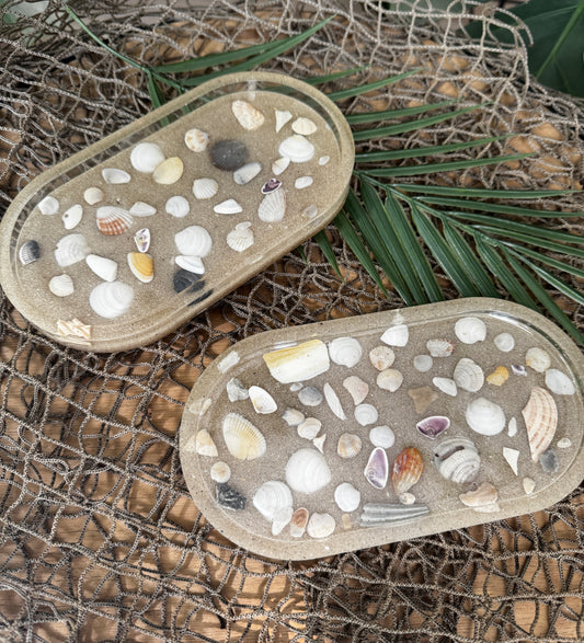 Beach Tray, Resin Beach Waves, Ocean Waves Tray, Waves Tray, Beach Tray, Beach themed jewelry tray, trinket dish, gifts