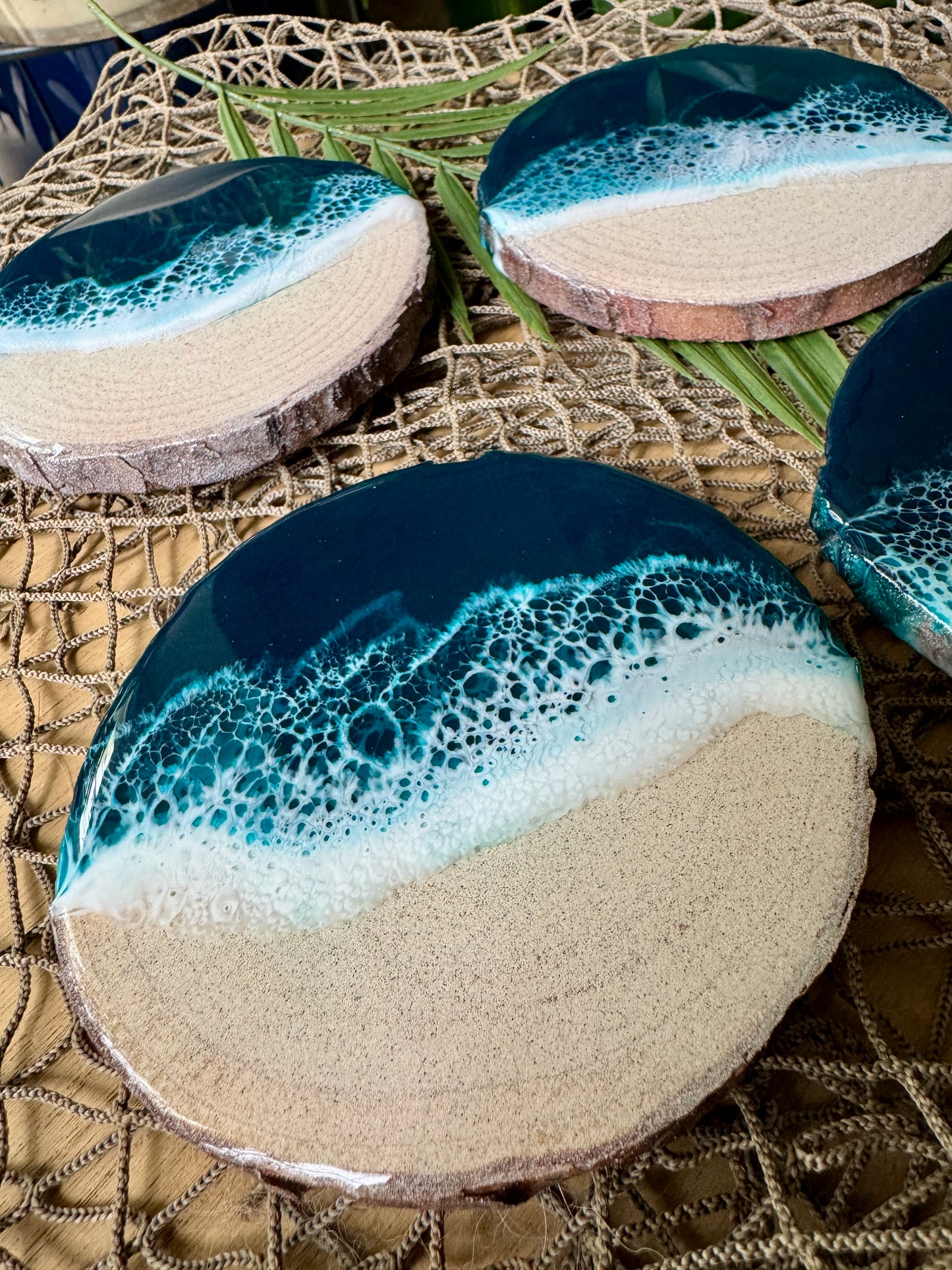 Gulf Beach Coasters, Set of 4