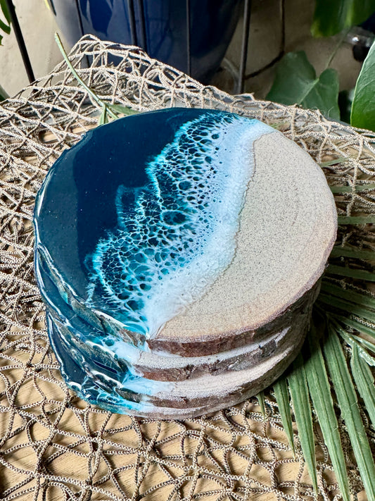 Gulf Beach Coasters, Set of 4