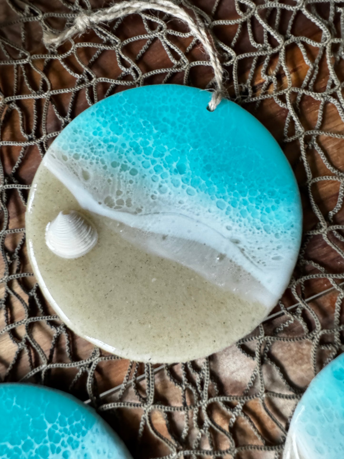 Aqua Beach Ornaments